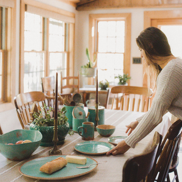 Turquoise dining room online table